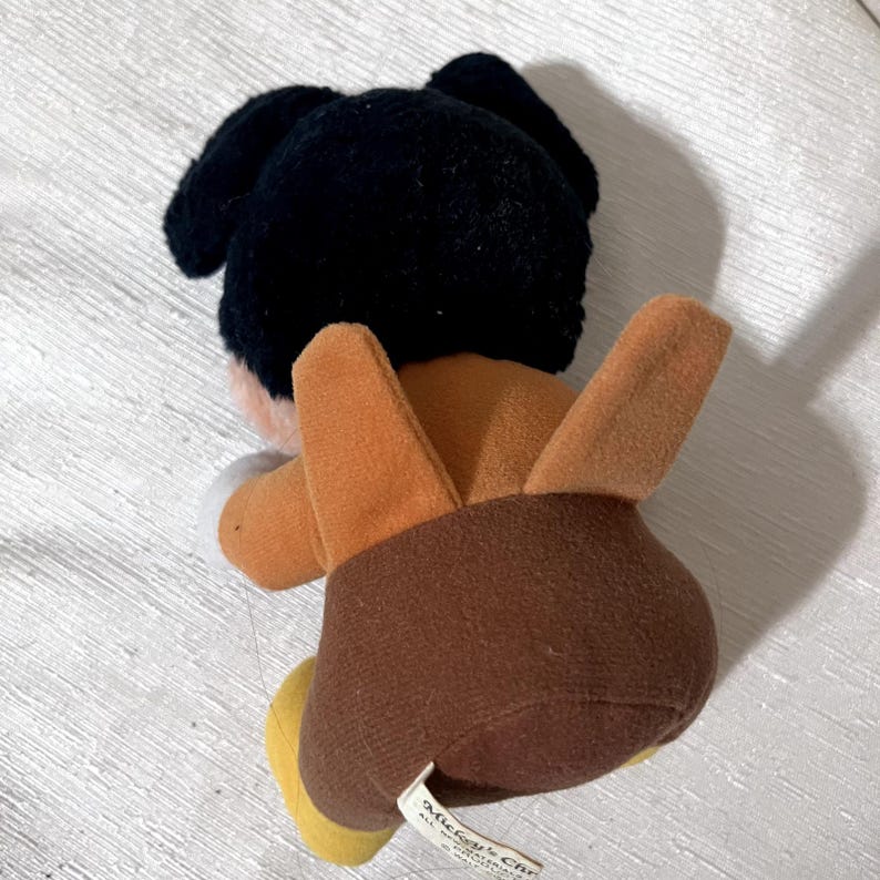 Vintage 1984 Disney Mickey Mouse Christmas Carol Plush Bob Cratchit Hardees 8" image 5
