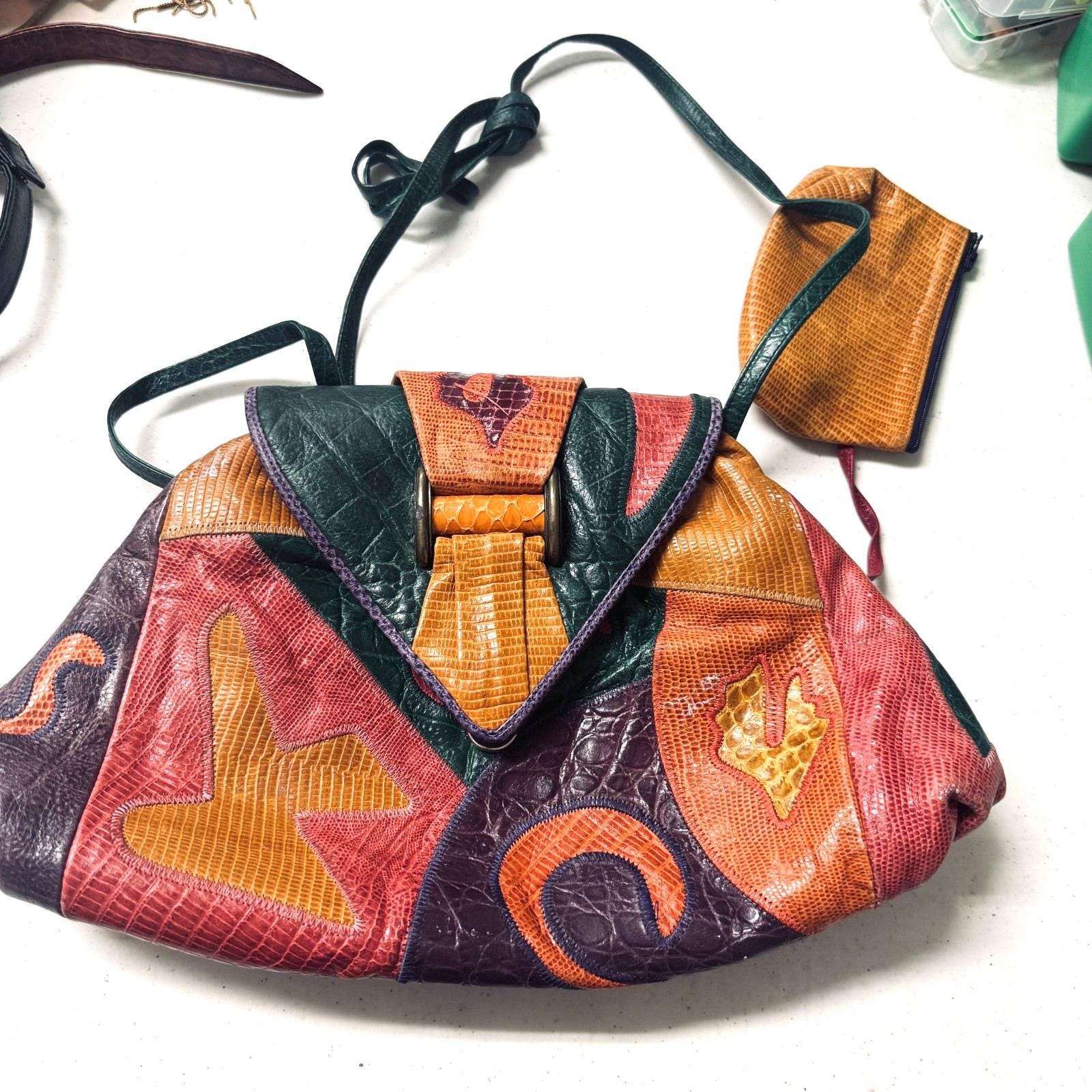 Sharif Snakeskin Bag - Etsy