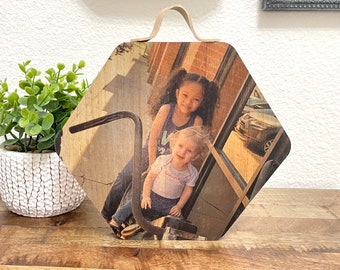 Your photo on wood, wall decor, printed family portraits on wood, wedding gift idea, family photo idea, anniversary gift, Mother’s Day gift