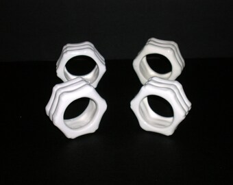 Ceramic Napkin Rings, Set of 4, LAST SET