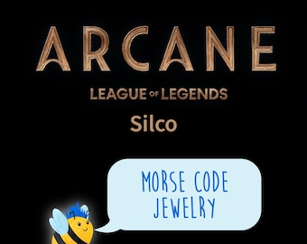 Silco Arcane League of Legends Morse Code Jewelry