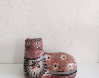 EL PALOMAR トナラ焼 羊像 / Tonala Folk Art 希少美品 メキシコ トナラ焼き El Palomar 陶器 置物 オブジェ 【公式