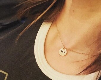 Dainty Area Code Necklace
