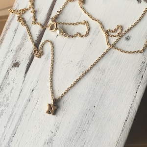 Dainty Gold Initial Necklace