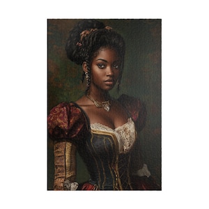 Elegant Lady Puzzle - 110, 252, 520, 1014-piece, Unique Art for Relaxation, Home Decor, Gift for Art Lovers