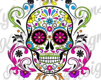 Download Sugar Skull Svg File Etsy
