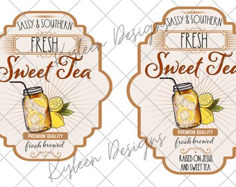Free Free 262 Sweet Tea Label Svg SVG PNG EPS DXF File