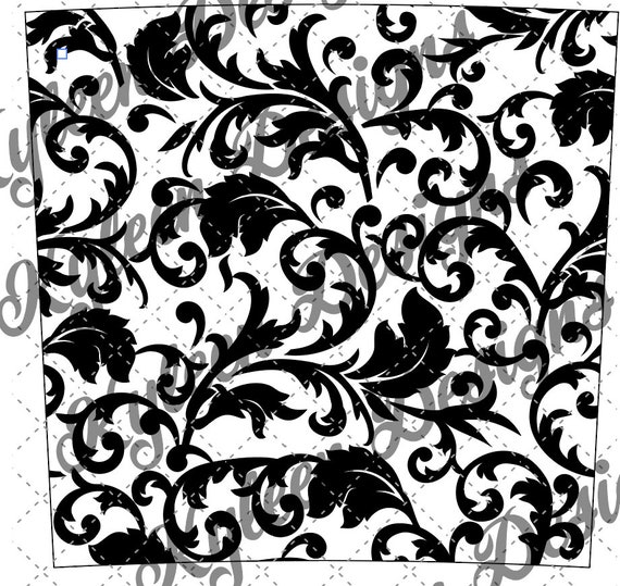 Download 20 Ounce Skinny Seamless Leather Tooling Flourish Damask Floral Svg Png File For Waterslide Peekaboo Woodgrain Digital File Art Collectibles Drawing Illustration Senerval Eu