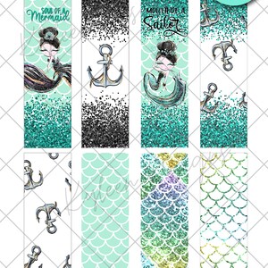 SEAMLESS Soul of a mermaid, mouth of a sailorpen wraps for waterslide high RES PNG