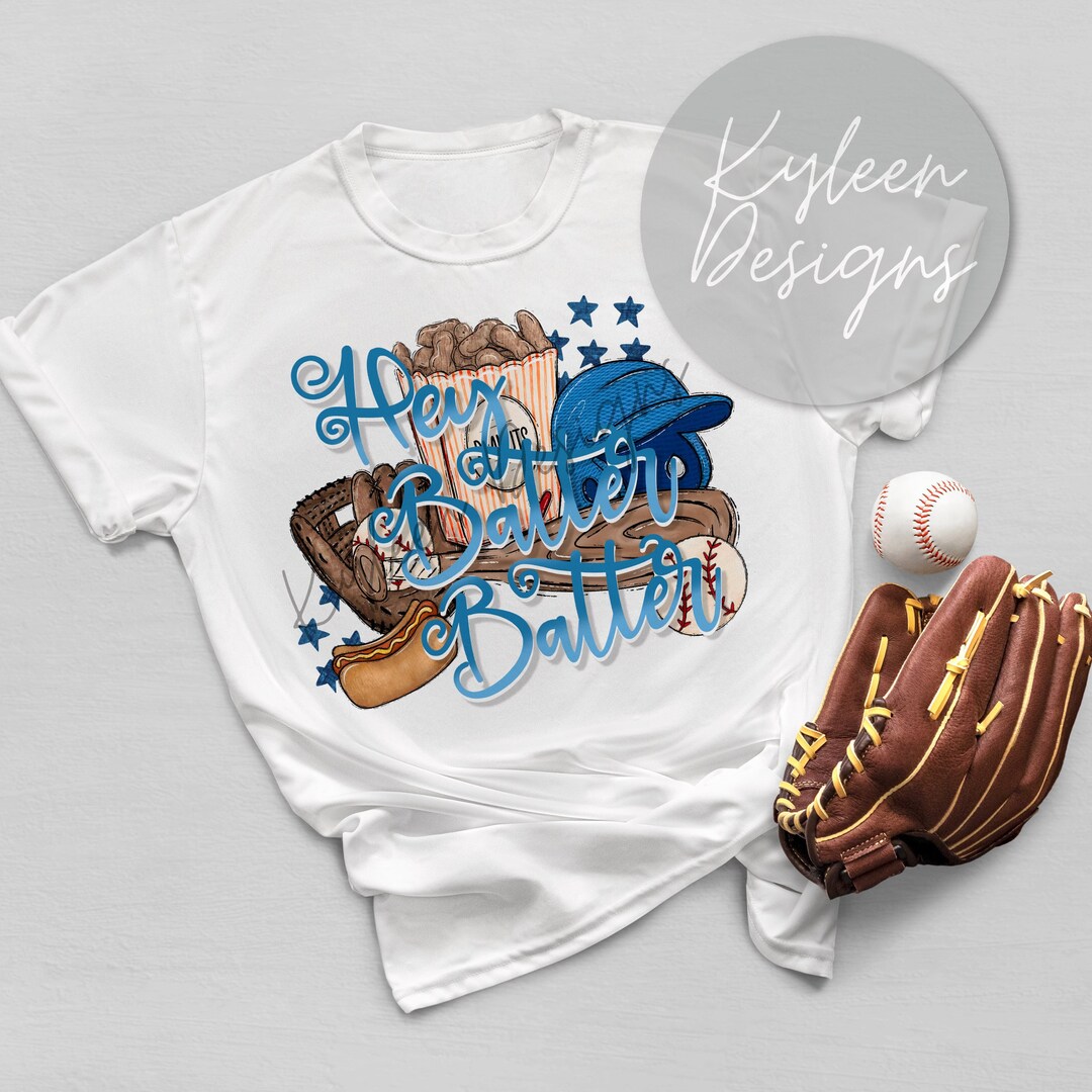 Hey Batter Batter High Res 300 Dpi PNG Digital File for DTF - Etsy