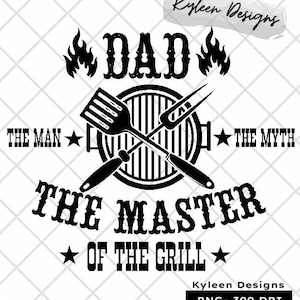 Papá Maestro de la Parrilla para sublimación, DTF, tobogán de agua Archivo digital PNG de alta resolución 300 ppp