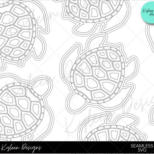 SEAMLESS Pen Wrap Bursts SVG PNG File Stencil Template Etsy