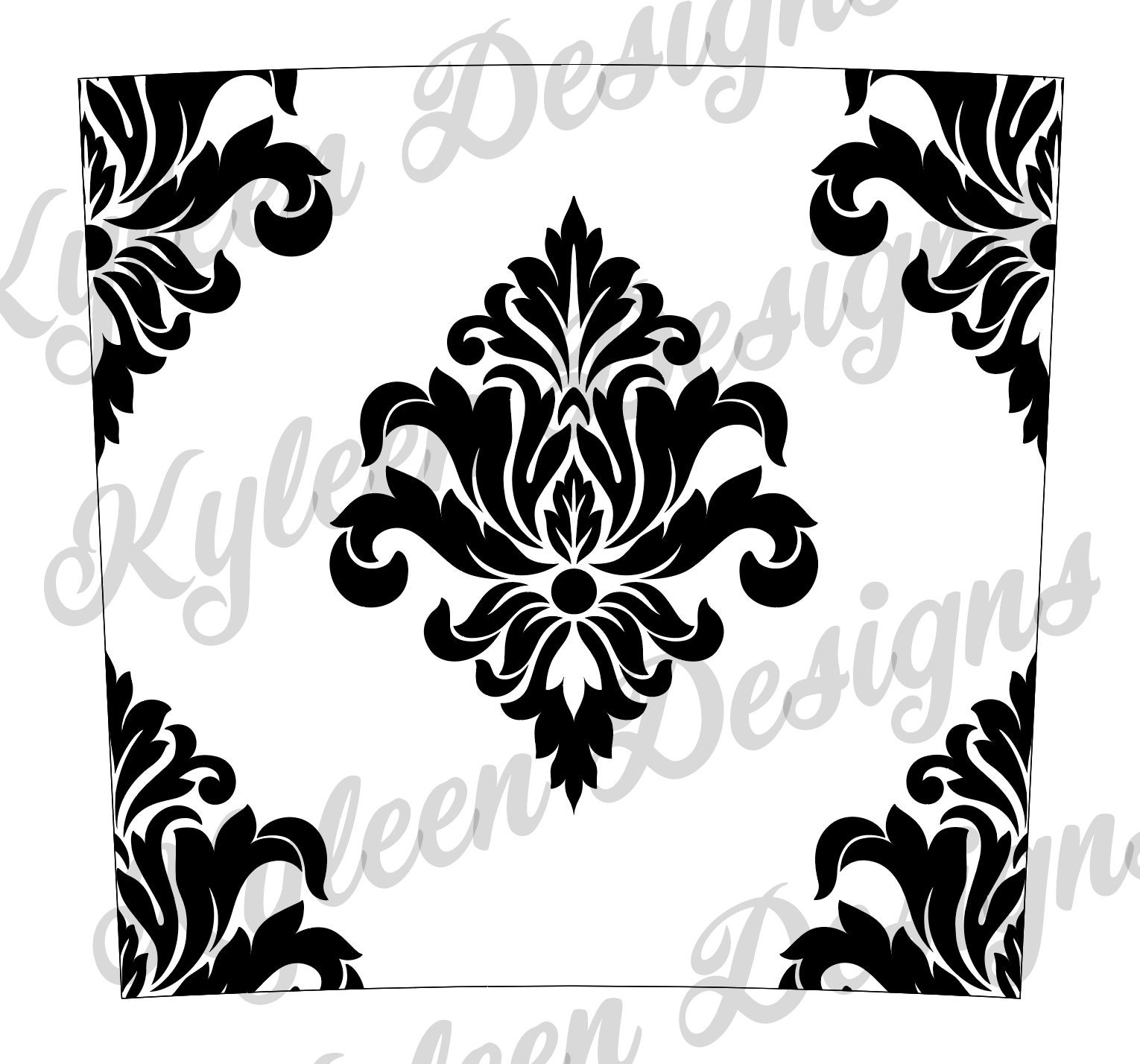 Download 20 Ounce Skinny Seamless Leather Tooling Flourish Damask Floral Svg Png File For Waterslide Peekaboo Woodgrain Digital File Drawing Illustration Art Collectibles Dekorasyonu Net