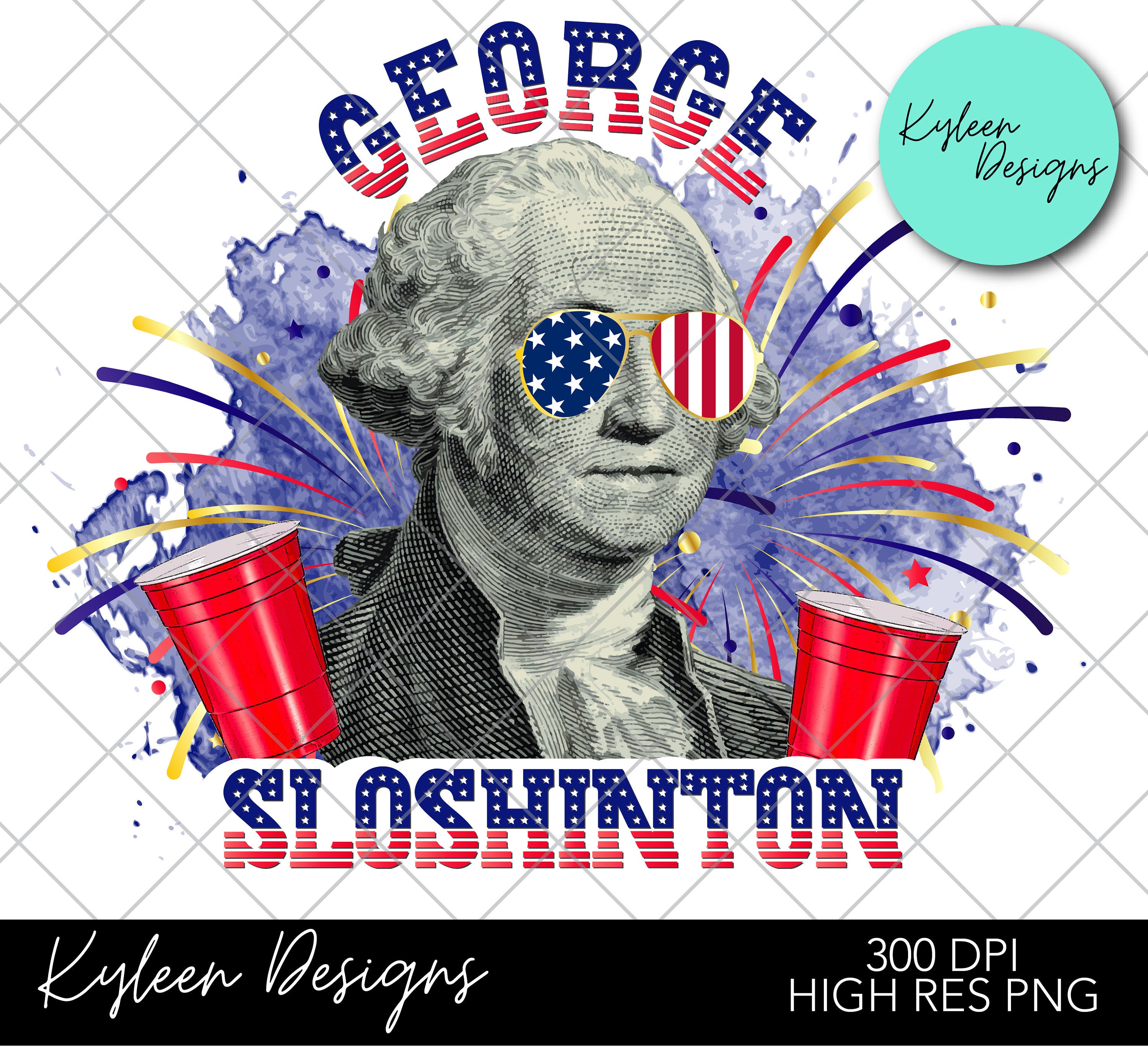 George Sloshington PNG Digital File 