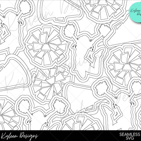 Cheerleader Template Etsy Cheerleader Template Etsy