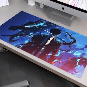 Deskmat Anime Gaming XL Mouse Pad Large Keyboard Pad Anime Desk Decor Gift Personalized for Gamers and Mousepad Anime Art Fans Accessories