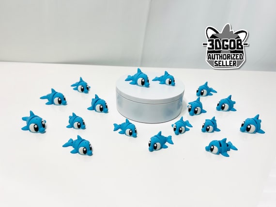 3D Printed High Details Articulated Flexi Dolphin Fidget - Eco-Friendly PLA Decor
