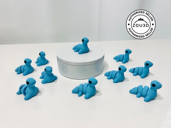 Flexi Baby Ness: 3D Printed Articulated Fidget Decor