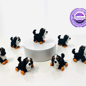 3D Printed Articulated Flexi Cocker Spaniel Dog Fidget Figurine - D13