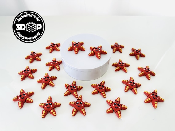 Flexi StarFish Articulated Fidget | Flexi Figurine | Colored Figure | 3D Printed | Decor | Cute Art | StarFish | Gifts