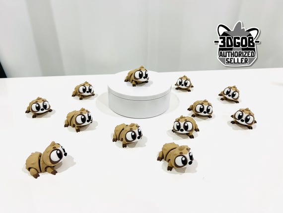 3D Printed Articulated Flexi Sloth Fidget - Eco-Friendly PLA Decor -