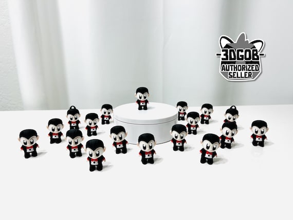 3D Printed High Details Flexi Dracula Articulated Fidget Figurine - D8
