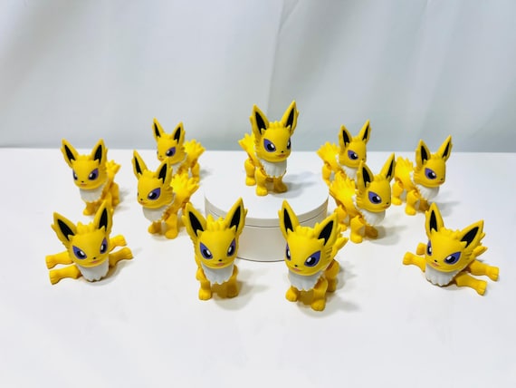 3D Printed Flexi Jolteon Figurine: SuperCrazyPrints Design - A13