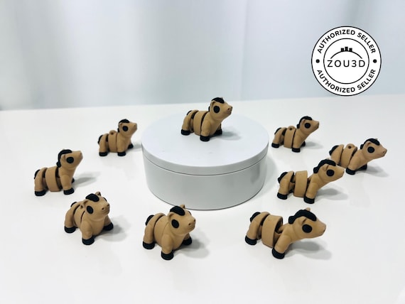 Flexi Baby Horse: 3D Printed Articulated Fidget Decor