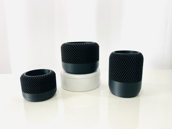 Vase Home Pod Shape 3D Printed  |  Flower Vase 3 Sizes | Modern Home Décor  |  Gift