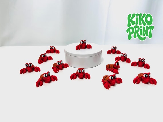3D Printed High Details Crab Articulated Fidget Figurine - Z3