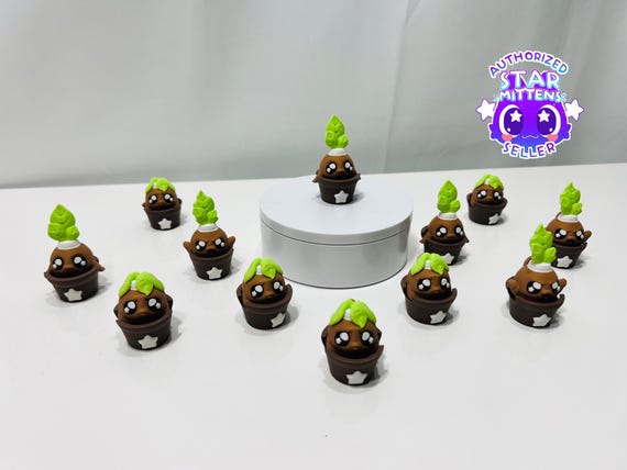 3D Printed High Details Articulated Flexi Mandrakes - Eco-Friendly PLA Decor - D8