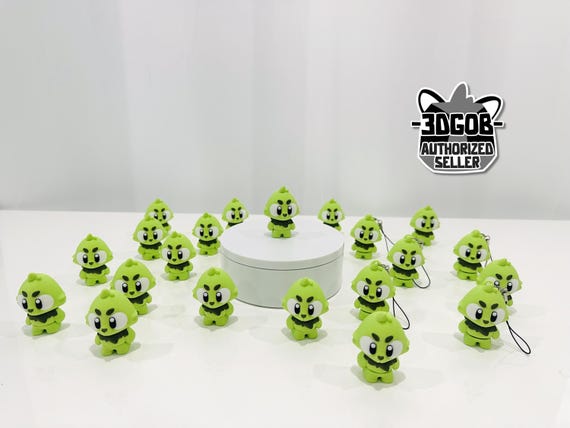 Flexi Grinch | Articulated Fidget | Flexi Figurine | Colored Figure | 3D Printed | Decor | Cute Art | Grinch | Gifts |