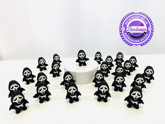Articulated Flexi Chibi Ghost: 3D Printed Toy - 3 Sizes - B6