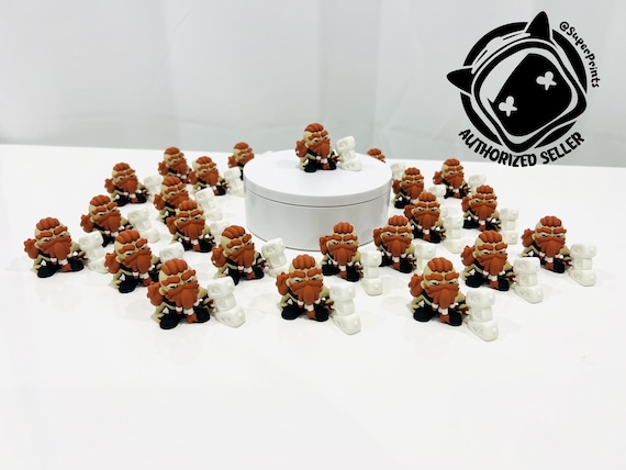 Mini Dwarf Barbarian | Colored Figure | Unique Gift Cartoon | Gift Idea | Cute Dwarf Barbarian | Cute Art | Fidget