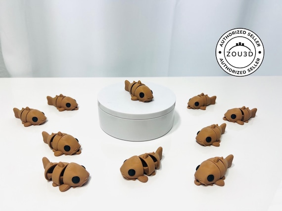 Flexi Baby Catfish: 3D Printed Articulated Fidget Decor