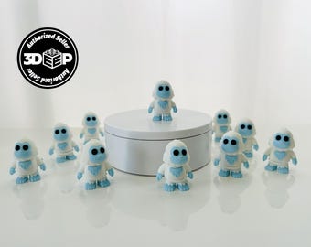 Articulated Bigfot Yeti Figurine: 3D Printed Fidget Decor - F2