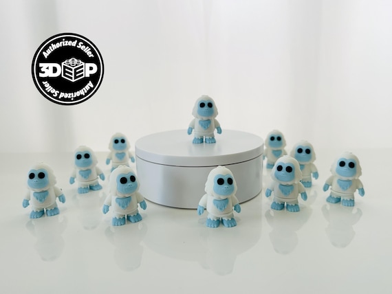 Flexi Bigfot Yeti Articulated Fidget | Flexi Figurine | Colored Figure | 3D Printed | Decor | Cute Art | Bigfot Yeti | Gifts