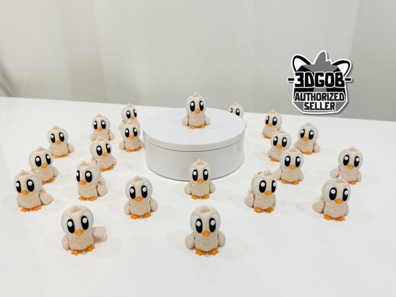 3D Printed Flexi Duck Articulated Fidget Figurine D16
