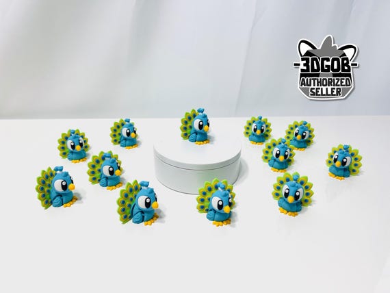 3D Printed High Details  Flexi Peacock | Articulated Fidget Figurine - I11