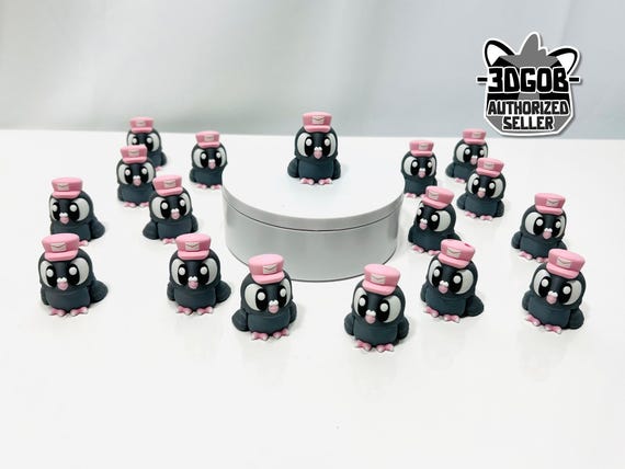 3D Printed Flexi Pigeon Post Office Articulated Fidget Figurine G10