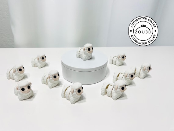 Flexi Baby Sheep: 3D Printed Articulated Fidget Decor