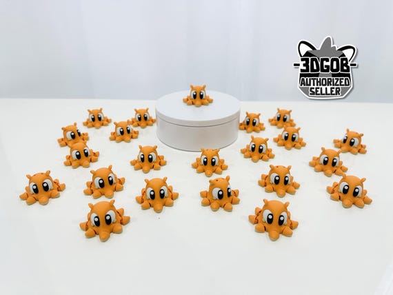 3D Printed Flexi Dumbo Octopus: Articulated Fidget Figurine