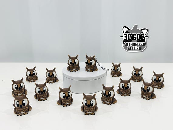 3D Printed Flexi Owl: Articulated Fidget Figurine