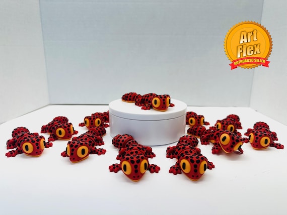 Gecko |  3D Printed | Articulated Fidget | Custom Figurine | Lizard | Cute | Adorable