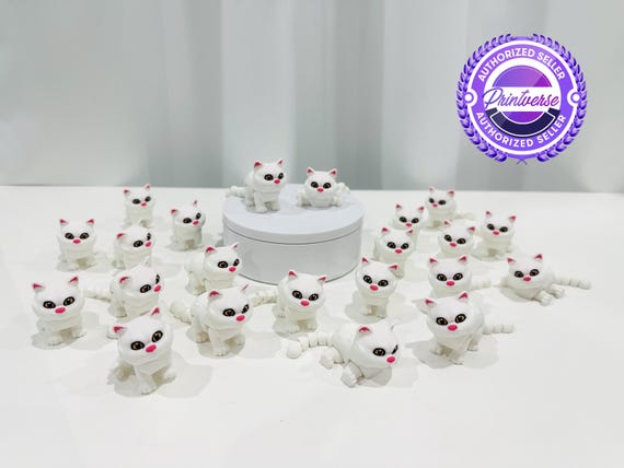 Mini Flexi British Shorthair Cat Articulated Fidget | 3D Printed | Custom Figurine | Cute | British Shorthair Cat | Adorable