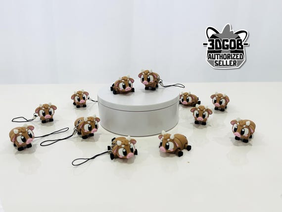 Flexi Light Brown Cow Articulated Fidget | Flexi Figurine | Colored Figure | 3D Printed | Decor | Cute Art | Light Brown Cow | Gifts