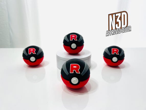 Team Rocket Great Ball Pokeball : 3D Printed PLA Collectible Decor