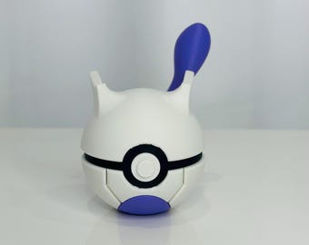 Mewtwo Pokeball Prop: 3D Printed PLA Collectible Decor