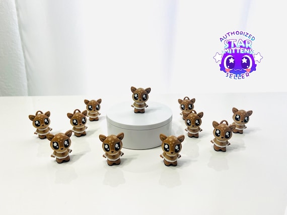 3D Printed Articulated Flexi Winter Deer - Eco-Friendly PLA Decor - F9