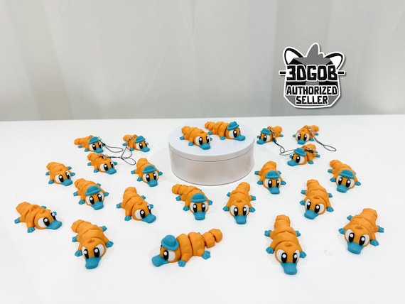 3D Printed Flexi Platypus Articulated Fidget Figurine D16